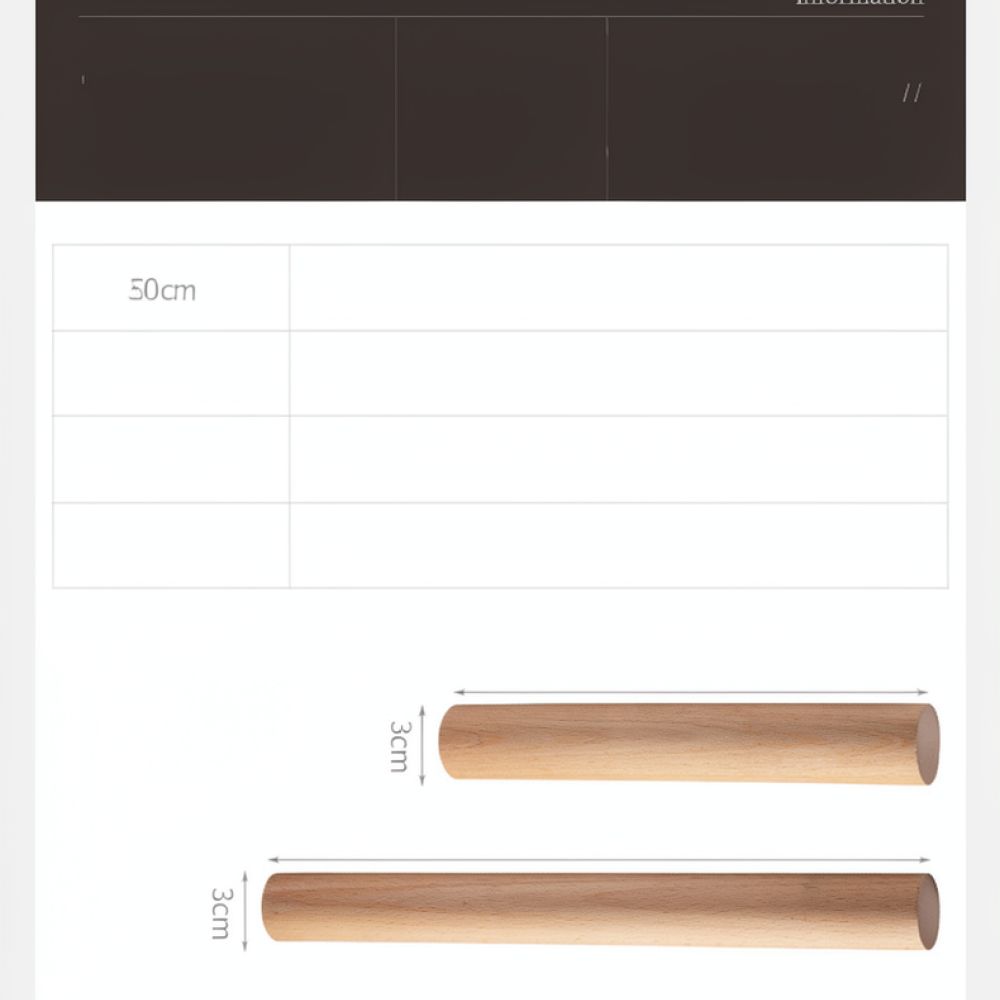 Kitchen Roller Baking - Kitchen Baking Rolling Pin Solid Wood