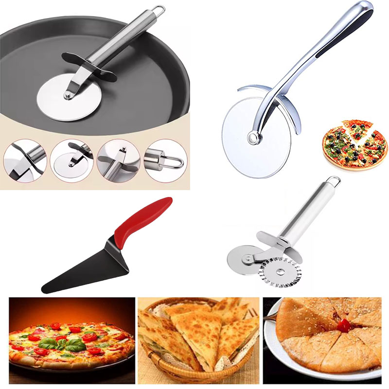Stainless Steel Pizza Cutter W - Baking Kitchen Set 评论和价格