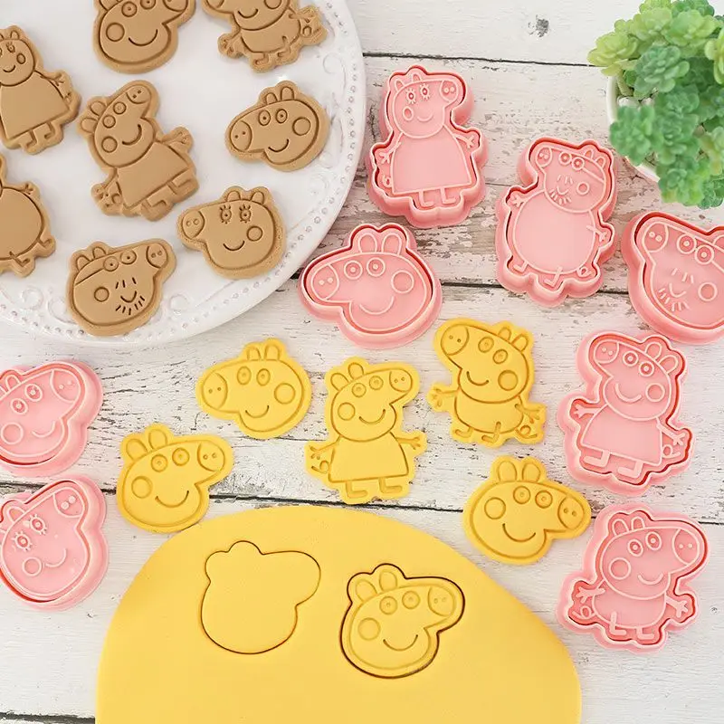 8Pcs Peppa Pig Cookie Cutter S - Baking Kitchen Set 评论和价格