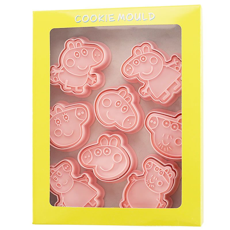 8Pcs Peppa Pig Cookie Cutter S - Baking Kitchen Set 评论和价格