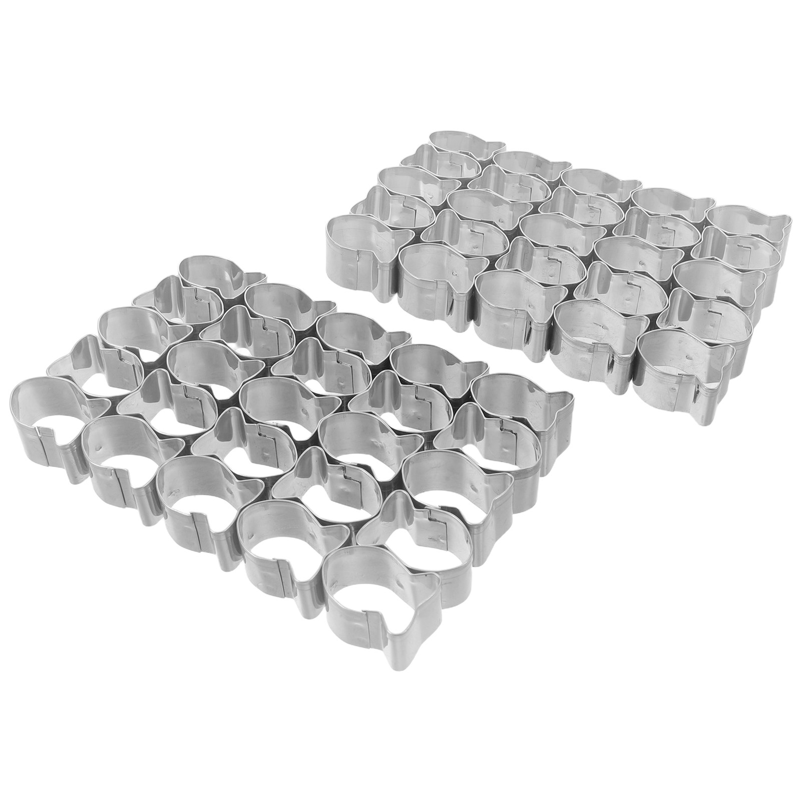 2Pcs Fish Shaped Cookie Cutter - Baking Kitchen Set 评论和价格